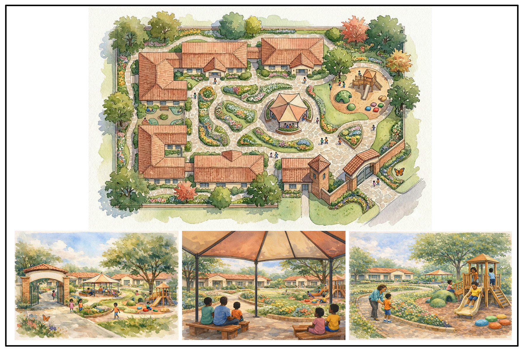 AutismCongo school architectural rendering
