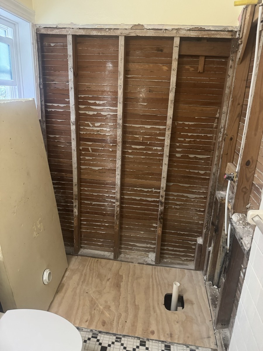 Full Bathroom Replacement — before