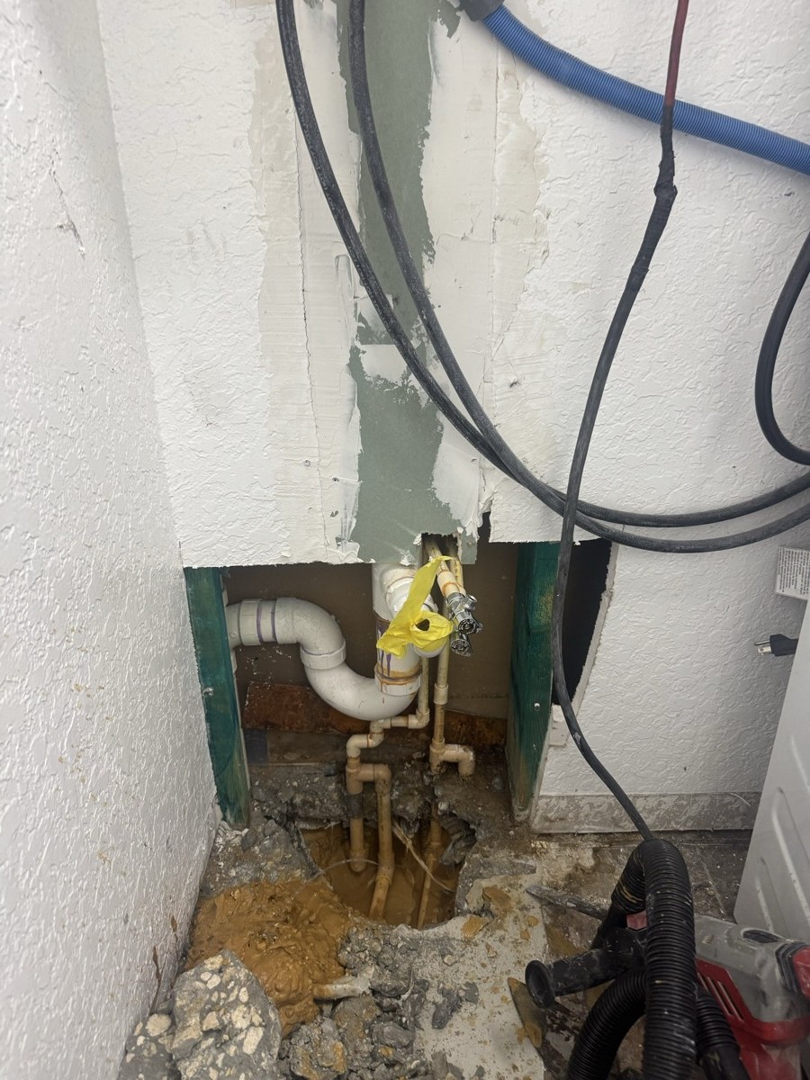 Pipe Repair — before