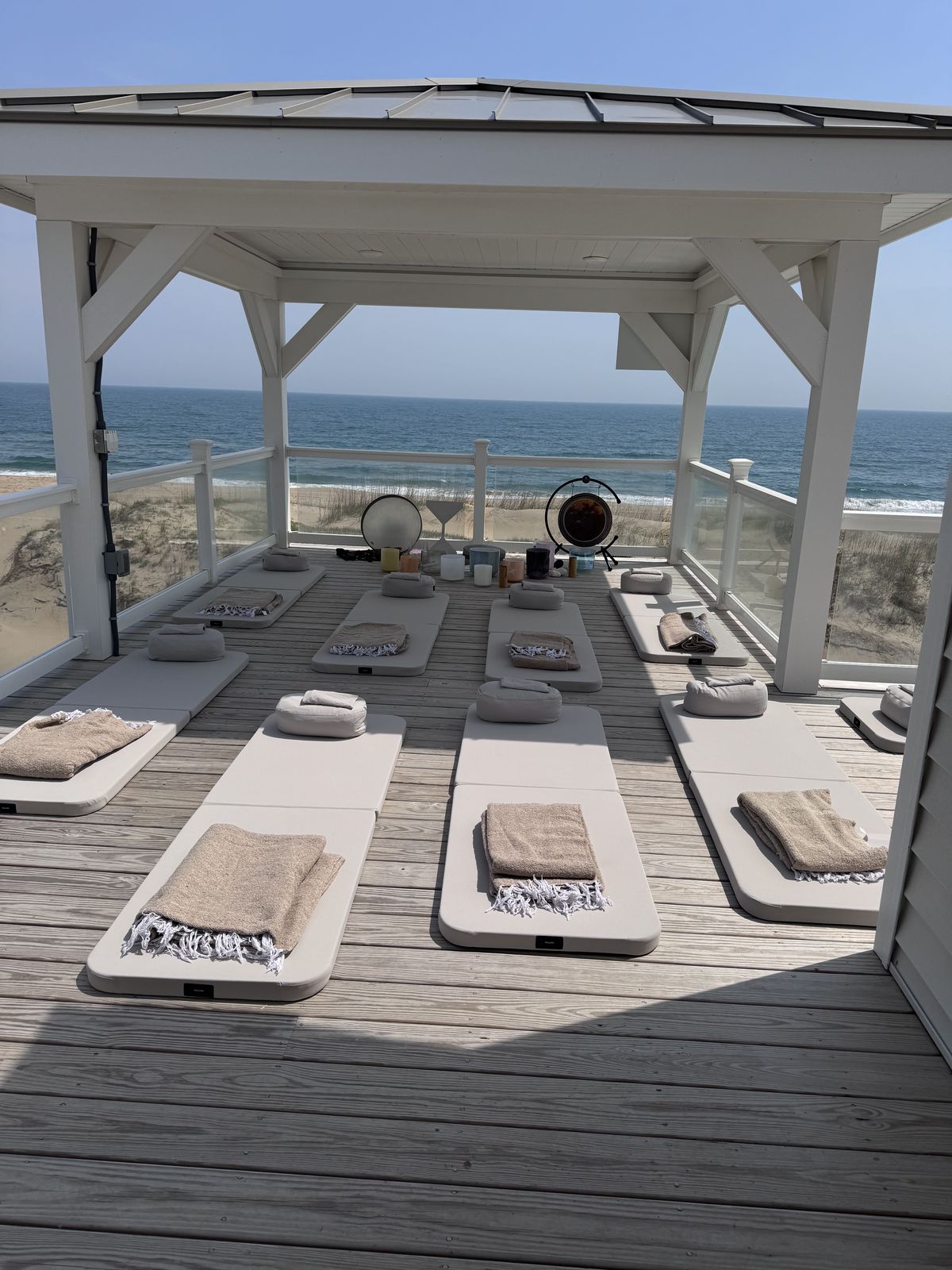 Sandbridge Beach oceanfront — the Finding Your Flow retreat setting