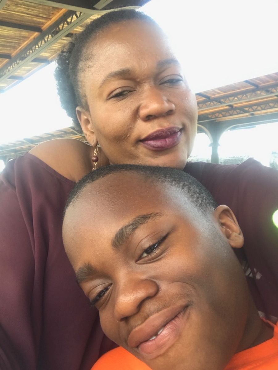 Therese and her son